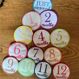 Mine Monthly Milestone Patches - Multicolor